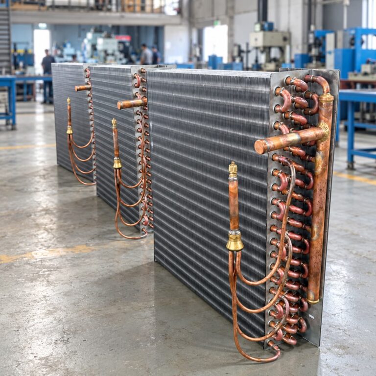 Evaporator coil at Al tabreed Industries