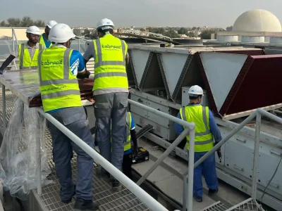 AHU coil replacement in healthcare sector